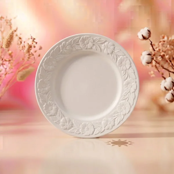 Illustrative render similar to Bloomhouse Valencia Flor 16-Piece Dinnerware Set (Oprah’s Favorite Things)